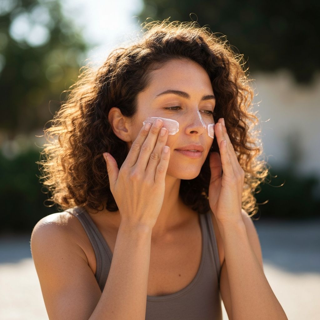 Nappali szépségápolás és napsugárzás elleni védelem