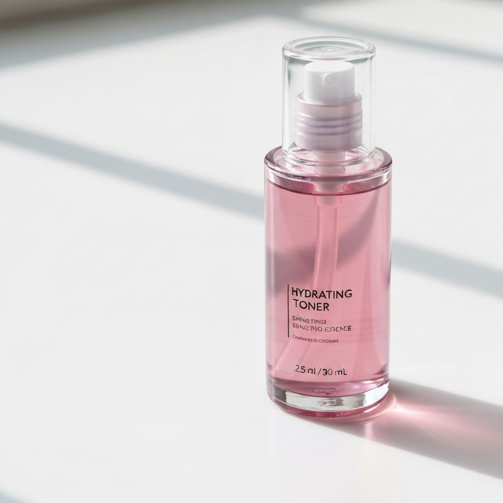 Hidratáló tóner üvegből rozsdamentes csappal